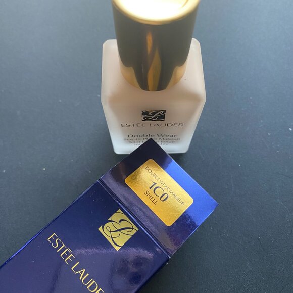 Estee Lauder Double Wear Makeup Foundation LOT of 3 in Shade 1C0 Shell - Picture 5 of 11